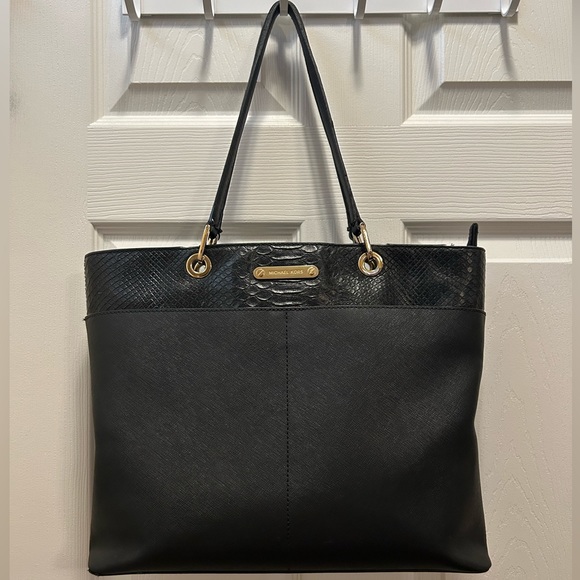Michael Kors Handbags - PRICE FIRM: Black MK (Michael Kors) Tote Bag